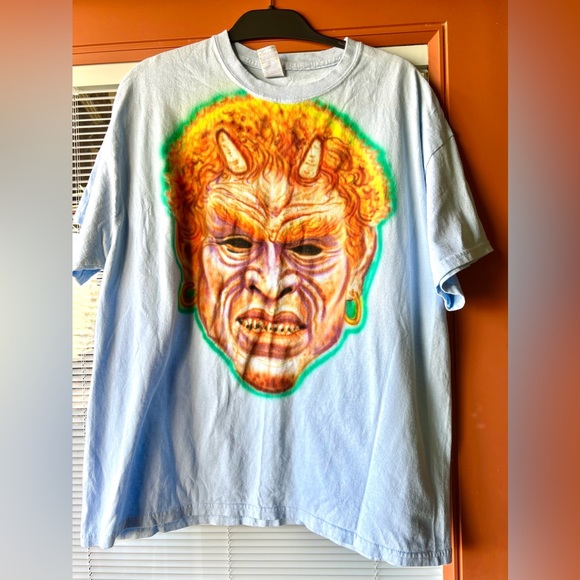New Airbrushed Devil Calibos Tee Shirt XL - Picture 4 of 5